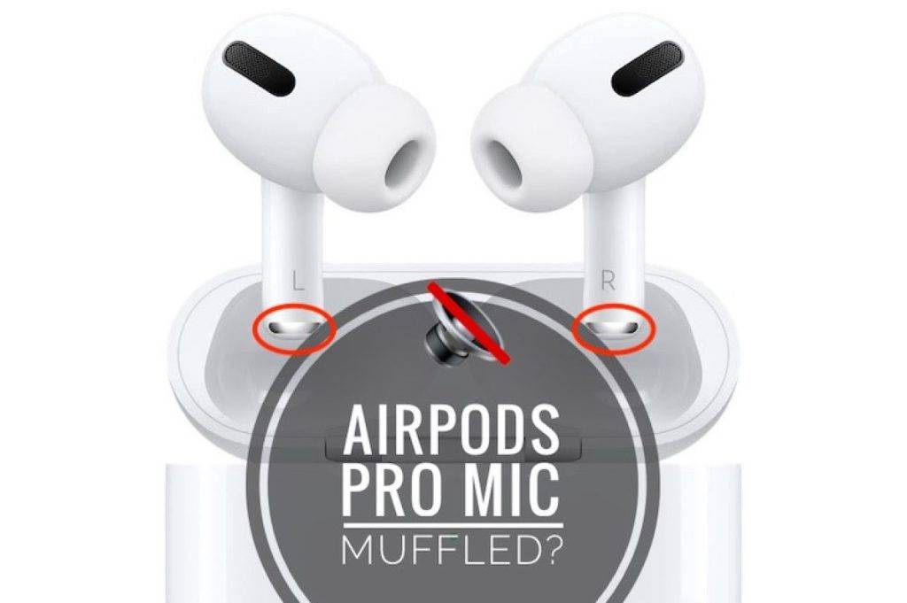 airpods microphone muffled