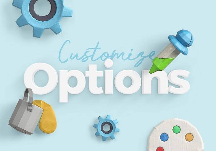 Customization Options 1